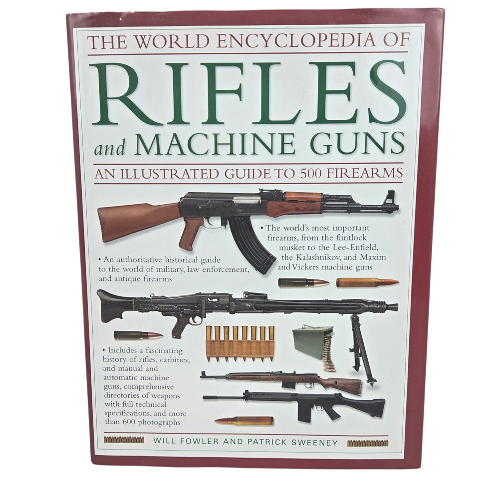 JG Press World Encyclopedia of Rifles and Machine Guns Illustrated Guide Book VG